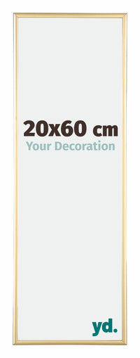 Austin Aluminium Fotokader 20x60cm Goud Glanzend Voorzijde Maat | Yourdecoration.be