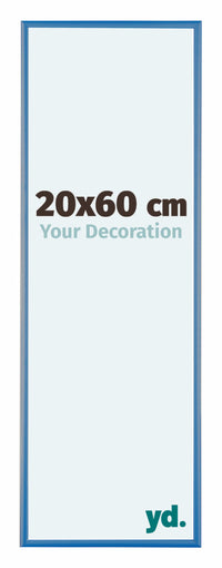 Austin Aluminium Fotokader 20x60cm Staal Blauw Voorzijde Maat | Yourdecoration.be