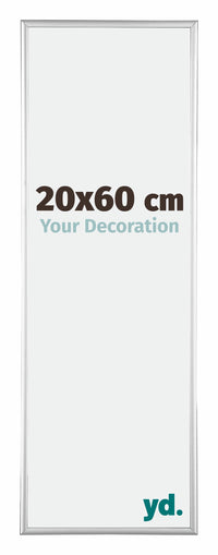 Austin Aluminium Fotokader 20x60cm Zilver Hoogglans Voorzijde Maat | Yourdecoration.be
