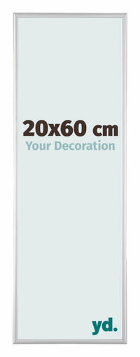 Austin Aluminium Fotokader 20x60cm Zilver Mat Voorzijde Maat | Yourdecoration.be