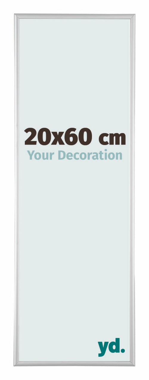 Austin Aluminium Fotokader 20x60cm Zilver Mat Voorzijde Maat | Yourdecoration.be