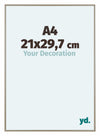 Austin Aluminium Fotokader 21x29 7cm A4 Champagne Voorzijde Maat | Yourdecoration.be
