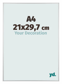 Austin Aluminium Fotokader 21x29 7cm A4 Zilver Mat Voorzijde Maat | Yourdecoration.be