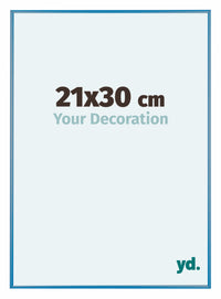 Austin Aluminium Fotokader 21x30cm Staal Blauw Voorzijde Maat | Yourdecoration.be