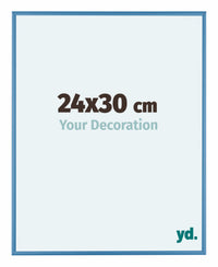 Austin Aluminium Fotokader 24x30cm Staal Blauw Voorzijde Maat | Yourdecoration.be