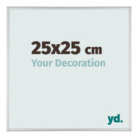 Austin Aluminium Fotokader 25x25cm Zilver Mat Voorzijde Maat | Yourdecoration.be