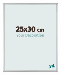 Austin Aluminium Fotokader 25x30cm Zilver Mat Voorzijde Maat | Yourdecoration.be