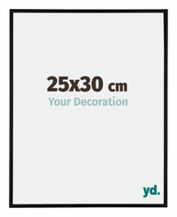 Austin Aluminium Fotokader 25x30cm Zwart Mat Voorzijde Maat | Yourdecoration.be