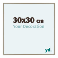 Austin Aluminium Fotokader 30x30cm Champagne Voorzijde Maat | Yourdecoration.be