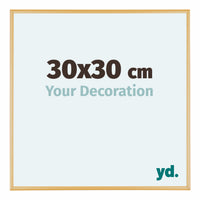 Austin Aluminium Fotokader 30x30cm Goud Vintage Voorzijde Maat | Yourdecoration.be