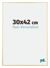 Austin Aluminium Fotokader 30x42cm Goud Glanzend Voorzijde Maat | Yourdecoration.be