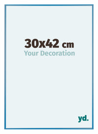 Austin Aluminium Fotokader 30x42cm Staal Blauw Voorzijde Maat | Yourdecoration.be