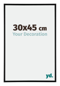 Austin Aluminium Fotokader 30x45cm Zwart Mat Voorzijde Maat | Yourdecoration.be