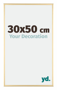 Austin Aluminium Fotokader 30x50cm Goud Glanzend Voorzijde Maat | Yourdecoration.be