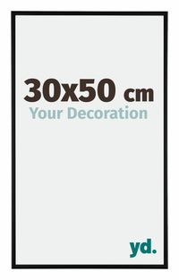 Austin Aluminium Fotokader 30x50cm Zwart Mat Voorzijde Maat | Yourdecoration.be