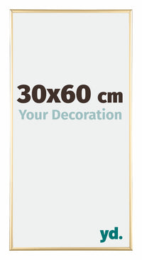 Austin Aluminium Fotokader 30x60cm Goud Glanzend Voorzijde Maat | Yourdecoration.be