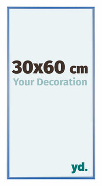 Austin Aluminium Fotokader 30x60cm Staal Blauw Voorzijde Maat | Yourdecoration.be