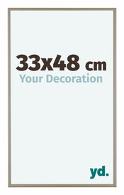 Austin Aluminium Fotokader 33x48cm Champagne Voorzijde Maat | Yourdecoration.be
