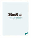 Austin Aluminium Fotokader 35x45cm Staal Blauw Voorzijde Maat | Yourdecoration.be