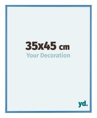 Austin Aluminium Fotokader 35x45cm Staal Blauw Voorzijde Maat | Yourdecoration.be