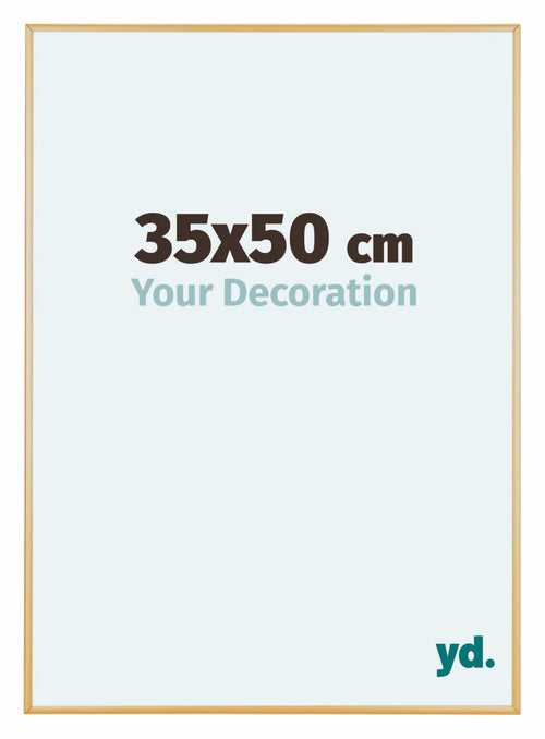 Austin Aluminium Fotokader 35x50cm Goud Vintage Voorzijde Maat | Yourdecoration.be