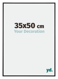 Austin Aluminium Fotokader 35x50cm Zwart Mat Voorzijde Maat | Yourdecoration.be