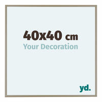 Austin Aluminium Fotokader 40x40cm Champagne Voorzijde Maat | Yourdecoration.be