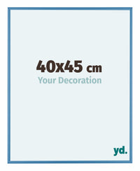 Austin Aluminium Fotokader 40x45cm Staal Blauw Voorzijde Maat | Yourdecoration.be