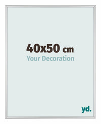 Austin Aluminium Fotokader 40x50cm Zilver Mat Voorzijde Maat | Yourdecoration.be