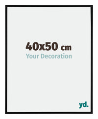 Austin Aluminium Fotokader 40x50cm Zwart Mat Voorzijde Maat | Yourdecoration.be