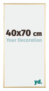 Austin Aluminium Fotokader 40x70cm Goud Glanzend Voorzijde Maat | Yourdecoration.be
