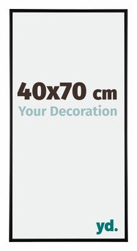 Austin Aluminium Fotokader 40x70cm Zwart Mat Voorzijde Maat | Yourdecoration.be