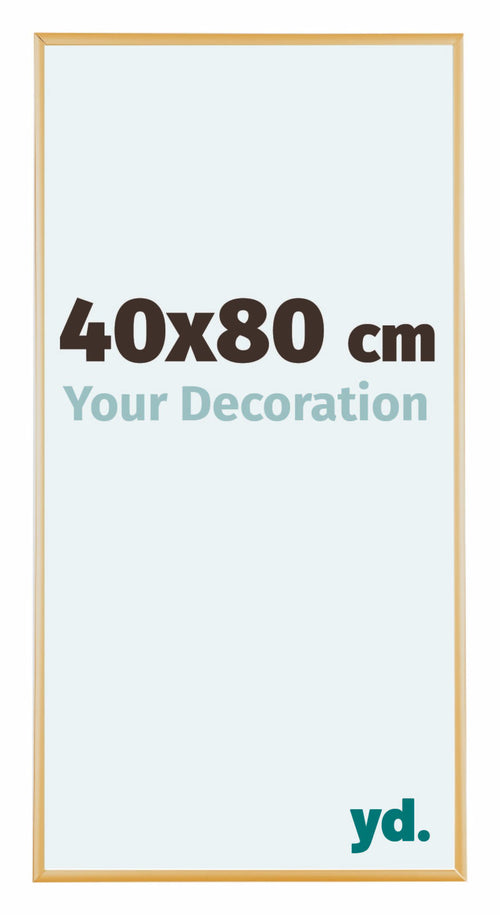 Austin Aluminium Fotokader 40x80cm Goud Vintage Voorzijde Maat | Yourdecoration.be
