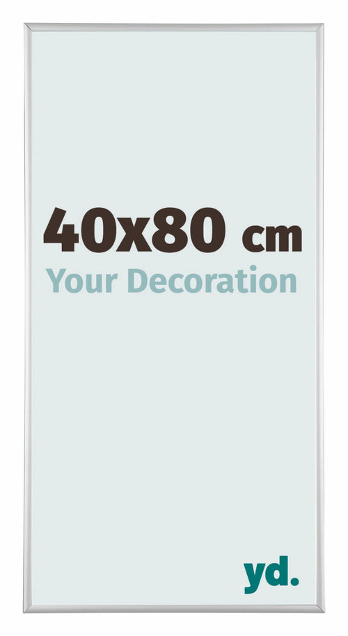 Austin Aluminium Fotokader 40x80cm Zilver Mat Voorzijde Maat | Yourdecoration.be