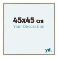 Austin Aluminium Fotokader 45x45cm Champagne Voorzijde Maat | Yourdecoration.be