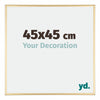 Austin Aluminium Fotokader 45x45cm Goud Glanzend Voorzijde Maat | Yourdecoration.be