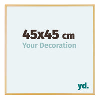 Austin Aluminium Fotokader 45x45cm Goud Vintage Voorzijde Maat | Yourdecoration.be
