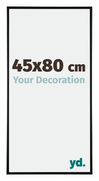 Austin Aluminium Fotokader 45x80cm Zwart Mat Voorzijde Maat | Yourdecoration.be