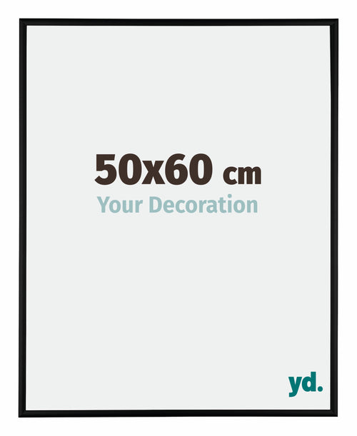 Austin Aluminium Fotokader 50x60cm Zwart Mat Voorzijde Maat | Yourdecoration.be