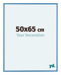 Austin Aluminium Fotokader 50x65cm Staal Blauw Voorzijde Maat | Yourdecoration.be