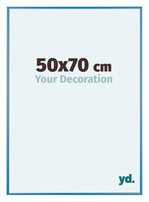 Austin Aluminium Fotokader 50x70cm Staal Blauw Voorzijde Maat | Yourdecoration.be