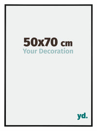 Austin Aluminium Fotokader 50x70cm Zwart Mat Voorzijde Maat | Yourdecoration.be