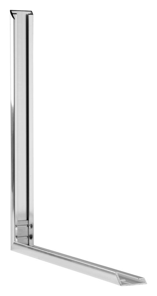 Austin Aluminium Fotokader 55x65cm Zilver Hoogglans Detail Doorsnede | Yourdecoration.be