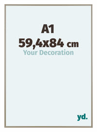 Austin Aluminium Fotokader 59 4x84cm A1 Champagne Voorzijde Maat | Yourdecoration.be