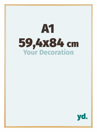 Austin Aluminium Fotokader 59 4x84cm A1 Goud Vintage Voorzijde Maat | Yourdecoration.be