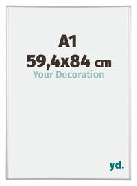 Austin Aluminium Fotokader 59 4x84cm A1 Zilver Hoogglans Voorzijde Maat | Yourdecoration.be