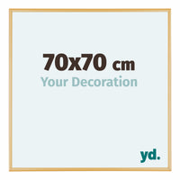 Austin Aluminium Fotokader 70x70cm Goud Vintage Voorzijde Maat | Yourdecoration.be