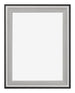 Birmingham Houten Fotokader 45x60cm Zwart Zilver Gepolijst Voorzijde | Yourdecoration.be