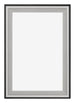 Birmingham Houten Fotokader 60x90cm Zwart Zilver Gepolijst Voorzijde | Yourdecoration.be