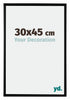 Bordeaux Kunststof Fotokader 30x45cm Zwart Mat Voorzijde Maat | Yourdecoration.be